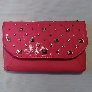 Coral clutch w/strap FAITH by Grace Adele